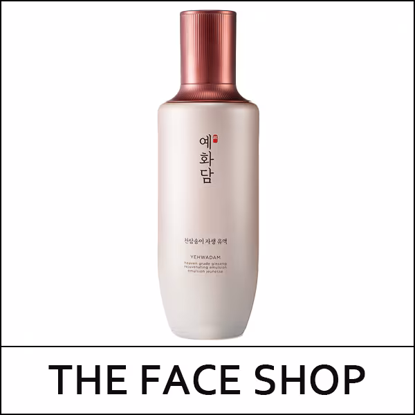 [THE FACE SHOP] ★ Sale 40% ★ (hp) YEHWADAM Heaven Grade Ginseng Rejuvenating Emulsion 140ml / 천삼송이 자생 유액 / (cu) 381 / 1299() / 35,000 won(4)